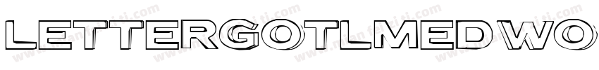 LetterGotLMedW05 Regular Regular字体转换